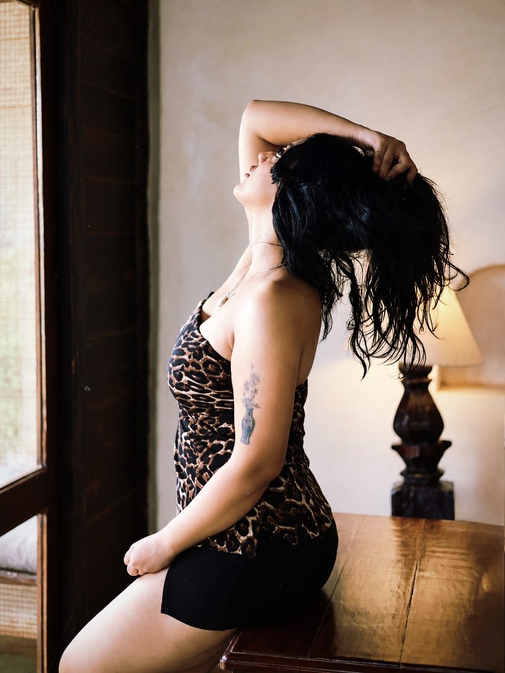 Deviyani Sharma Turns Up the Heat in a Leopard Print Top