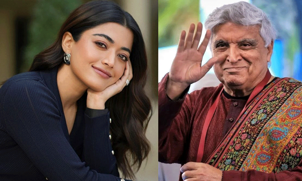 రష్మికకు జావేద్ అఖ్తర్ మద్దతు.. తమిళ నటిగా పేర్కొనడంతో కొత్త చర్చ!