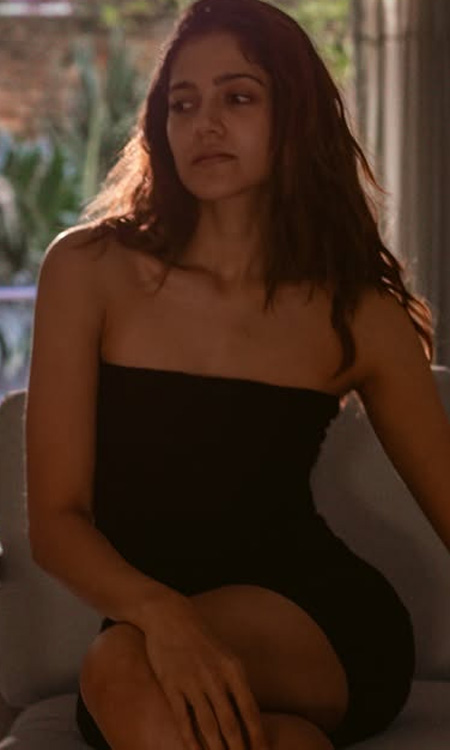 Simran Choudhary Looks Elegant in a Minimalist Black Dress