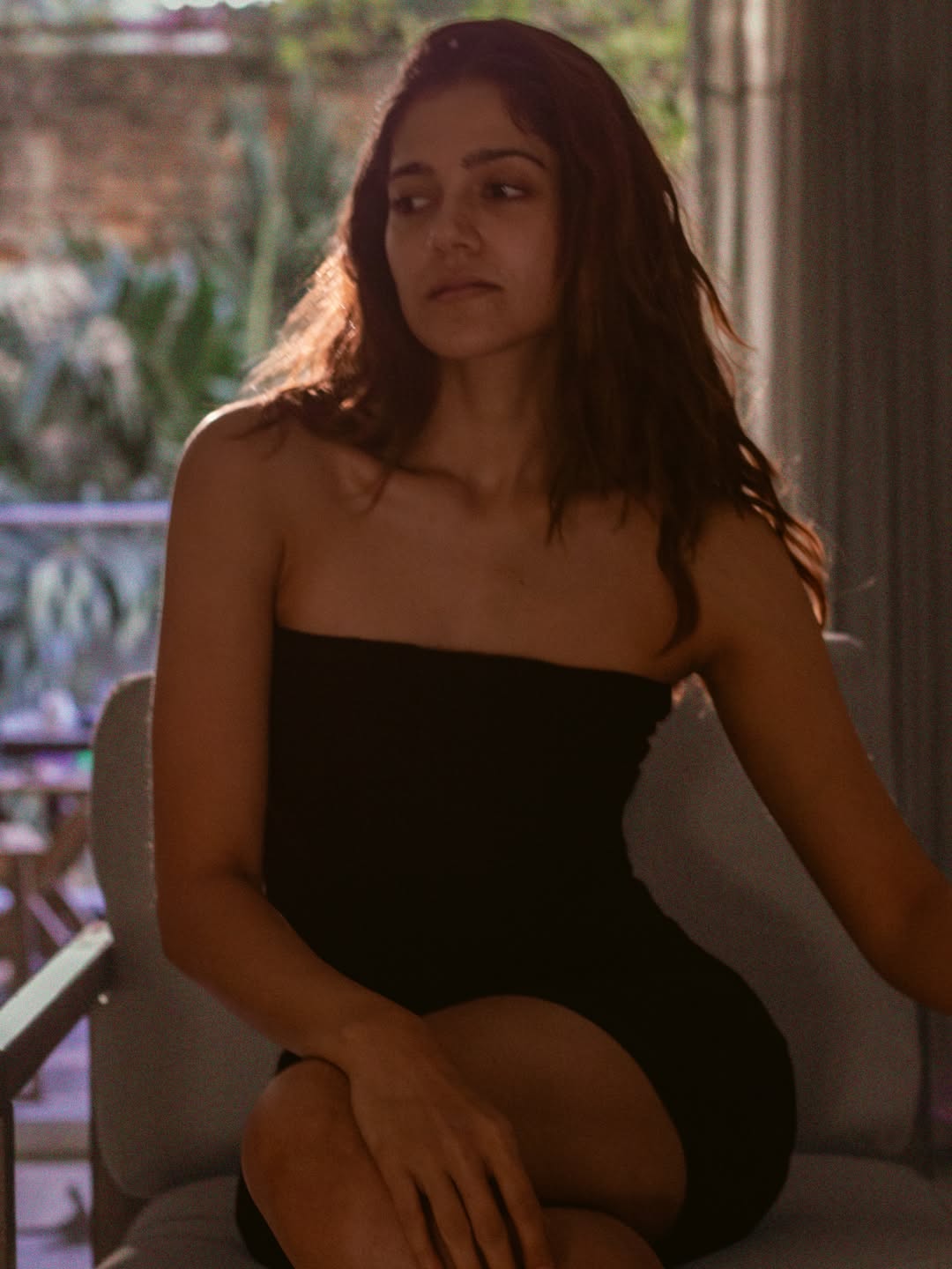 Simran Choudhary Looks Elegant in a Minimalist Black Dress