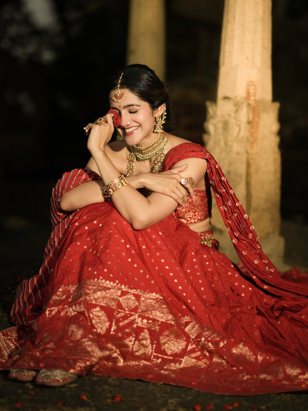 Simran Choudhary Stuns in Traditional Jewellery Look
