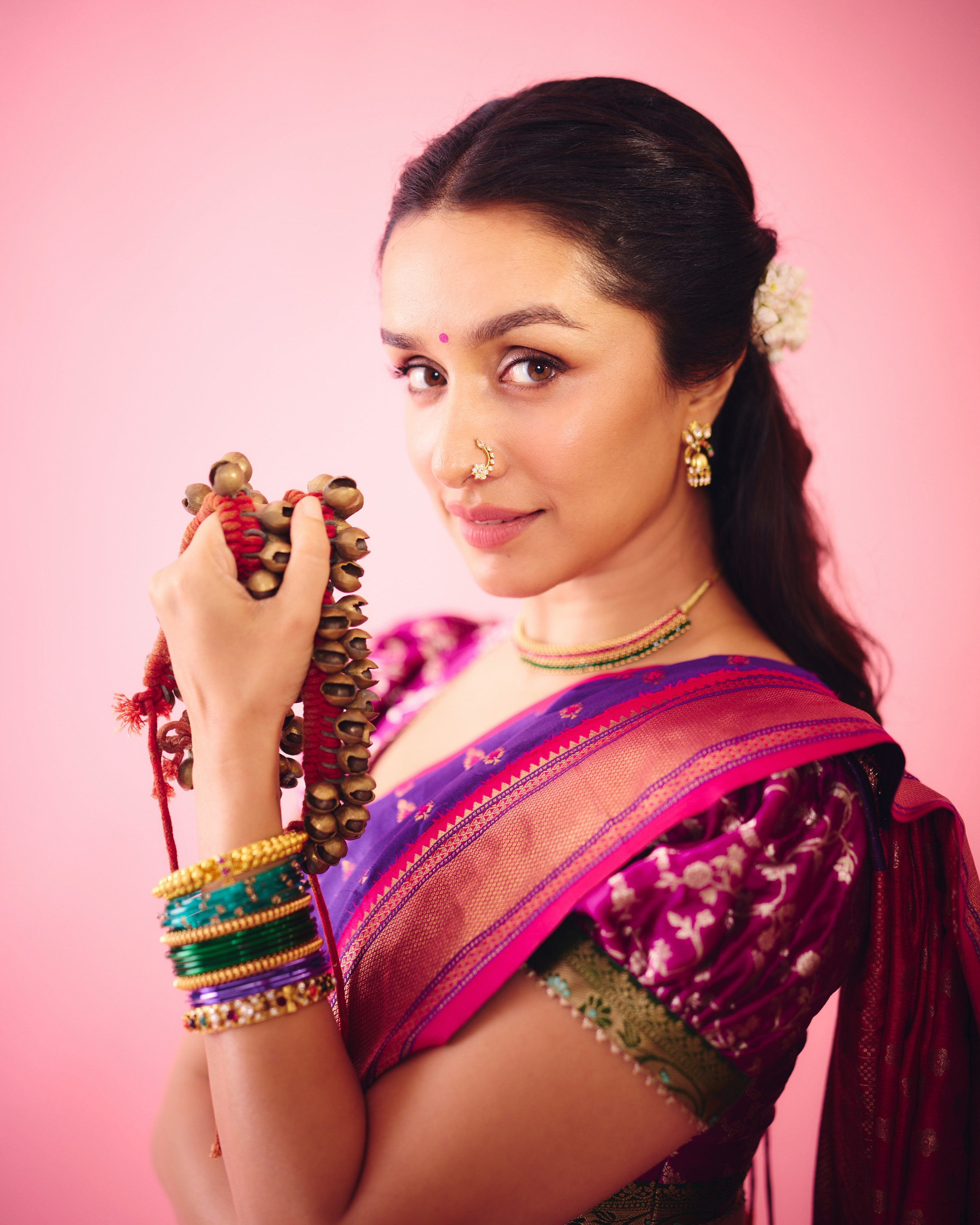 Shraddha Kapoor Embraces Maharashtrian Culture in Her Eetha Avatar