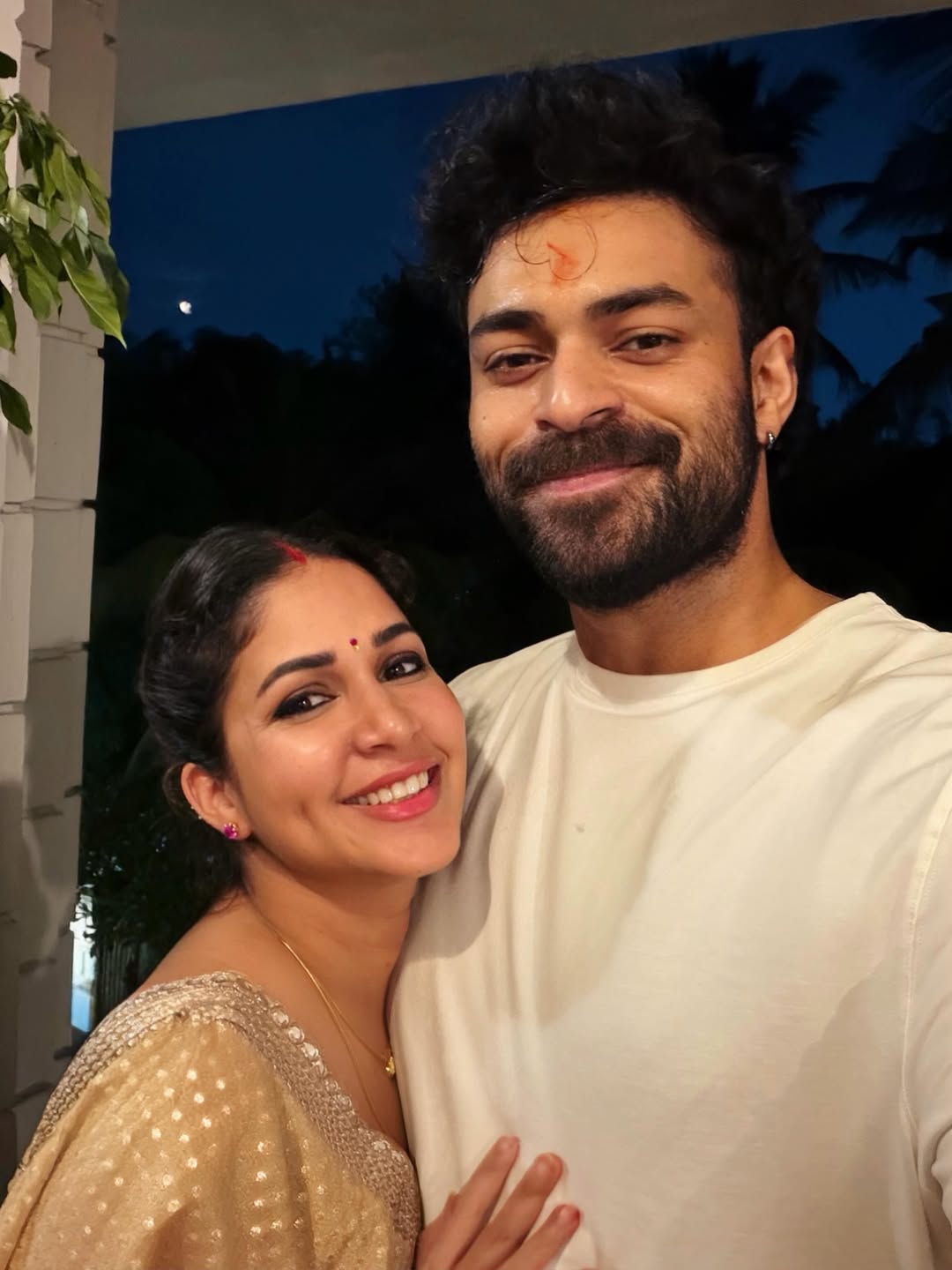 Lavanya Tripathi and Varun Tej Share a Heartwarming Karwa Chauth Selfie