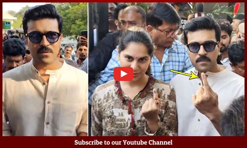 Global Star Ram Charan and Upasana Casts Their Vote | Lok Sabha Elections 2024 | Tupaki