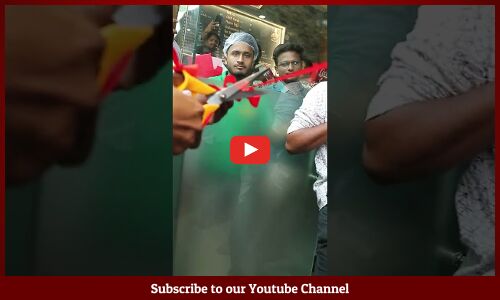 ఏంట్రా ఇంత ఉంది🤣: #kiranabbavaram Inaugurates #BabaiHotel In Madhapur #ytshort #shots