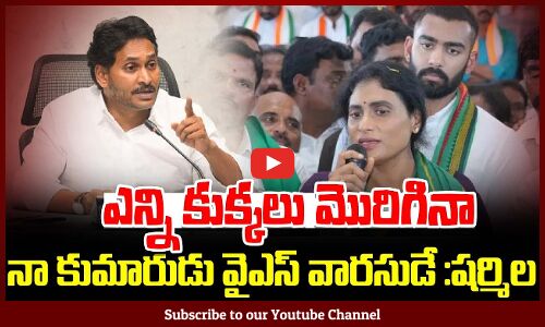 ఎన్ని కుక్కలు మొరిగినా నా కుమారుడు వైఎస్ వారసుడే | YS Sharmila SHOCKING Comments | Tupaki Political