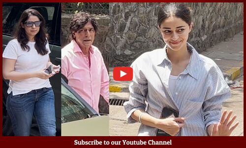 Ananya Pandey With Chunky Pandey & Bhavana Pandey Reached Polling Booth To Cast Vote