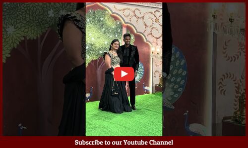 Surya Kumar With Wife At Blessings Ceremony Of Anant & Radhika Ambani #ytshots #shots #trending