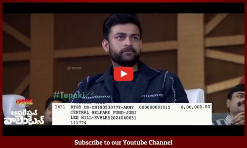 NagaBabu Donating 6 Lakhs Rupees to Airforce Navy | Pawna kalyan | Janasena Party | Tupaki