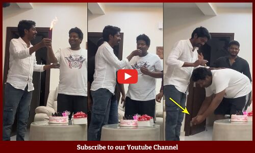 Comedian Satya Birthday Celebrations | Dhanraj | Ranam Raghavam | Tupaki