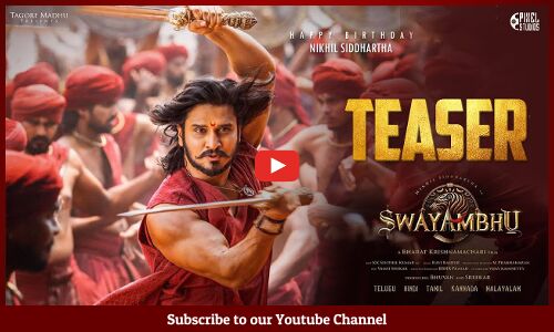 Swayambhu Nikhil Siddhartha Birthday Teaser | Nabha Natesh | Samyuktha | Ravi Basrur | Tupaki