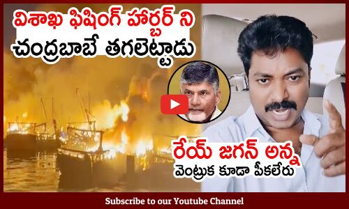 విశాఖ ఫిషింగ్ హార్బర్ ని చంద్రబాబే తగలెట్టాడు😱 : Public Talk On Vizag Harbour Incident