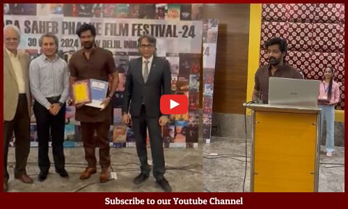 Hero Naveen Chandra Speech & Receives a Best Actor Actor Award at Dada Saheb Phalke Film Festival