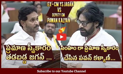 చమటలు పట్టించాడు🔥👌: YS Jagan And Deputy CM Pawan Kalyan Takes Oath In AP Assembly Session 2024