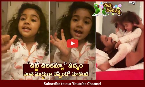Allu Arha Teaching Telugu CUTE Rhymes To Allu Arjun | Allu Arjun Fun With Allu Arha | Pushpa 2