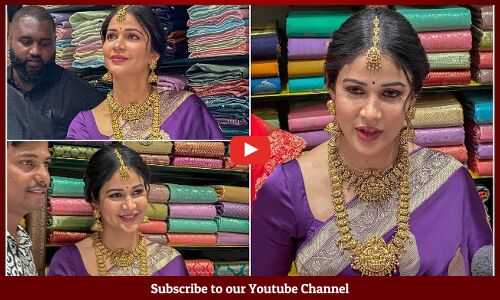 మెగా కోడలు😍: Lavanya Tripathi Looking BEAUTIFUL In Saree at Kanchipuram Narayani Silks Store