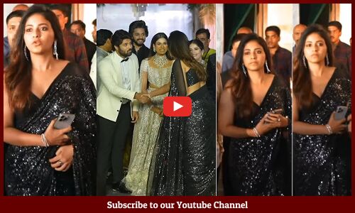 Actress Anjali Visuals @ Ashish & Advitha’s Reception | Dil Raju | Tupaki
