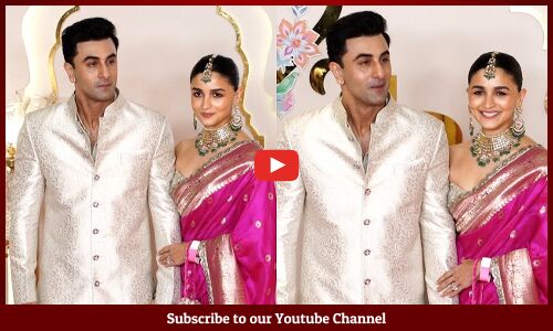 Ranbir Kapoor & Alia Bhatt Visuals at Anant Ambani Radhika Merchant Wedding | Tupaki