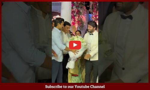 #GameChanger లుక్ లో ఆశీష్ రిసెప్షన్ కి వచ్చిన రామ్ చరణ్: #ramcharan #AshishAdvitha’s Wedding