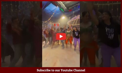 #AyeshaKhan #VishwakSen💃🕺 Dance to #Motha Song For #GangsOfGodavari Movie #ytshort #shots #trending