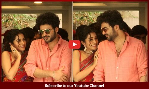 Siddu Jonnalagadda & Anupama Parameswaran Cute Moments Visuals @ Tillu Square Success Celebrations