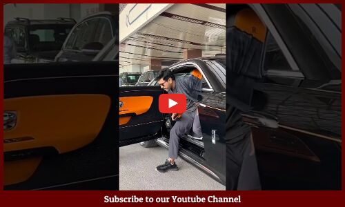 రామ్ చరణ్ స్టయిలే స్టైల్ అబ్బా🔥👌: #RamCharan & #Upasana Entry In New Rolls Royce Spectre Car #shots