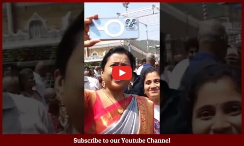 అరేయ్ గుండు టైమర్ పెడుతారా ఎవరైనా🤣🤣: Anchor #SumaKanakala Fun With Fan #Tirumala #ytshort #shots