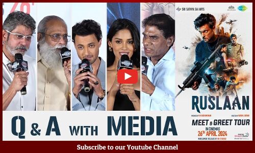 Ruslaan Movie Team Media Interaction in Hyderabad | Sushrii Mishraa | Aayush Sharma | Salman Khan