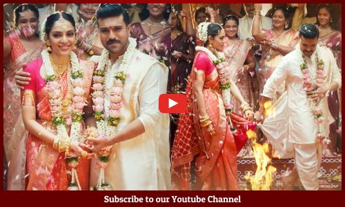 Ram Charan and Sobhita Dhulipala Taiyaar for Their Wedding Day Manyavar Ad | Tupaki