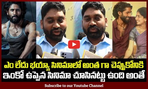 Akkineni Fan Fires on Naga Chaitanya | Thandel Public Talk | Thandel Public Review | Tupaki