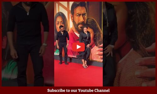 #Suriya with wife #Jyothika in Black arrives at Shaitaan Premiere #ytshort #shots #trending