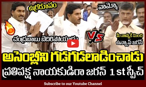 ప్రతిపక్ష నాయకుడిగా జగన్ 1st స్పీచ్🔥🤙 : CM Jagan 1st Speech In Assembly As Opposition Leader🔥🤙