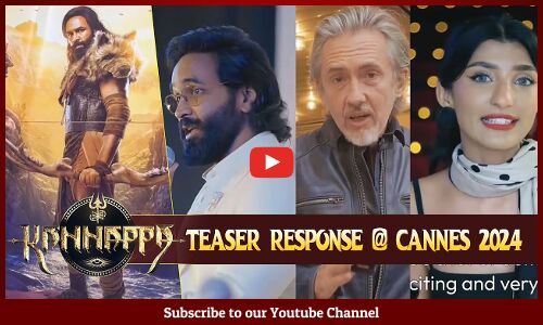 #Kannappa Teaser Response 🔥 @ Cannes 2024 | Manchu Vishnu | Prabhas | Mohan Babu | Tupaki