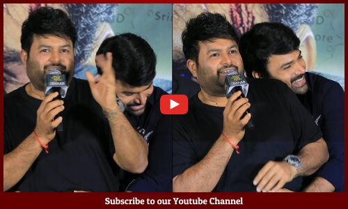 Music Director SS Thaman & Hero Ashwin Hilarious Funny Video At Shivam Bhaje Movie Trailer Launch