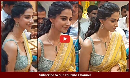 Meenakshi Chaudhary Latest Stunning Looks In Saree Visuals At Kalyan Jewellers Store Launch Event