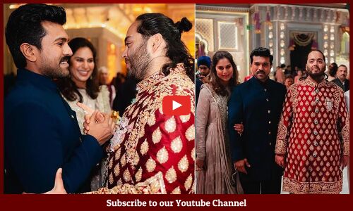 Anant Ambani Lovely Conversation With Ram Charan @ Anant Ambani Radhika Merchant Wedding | Tupaki