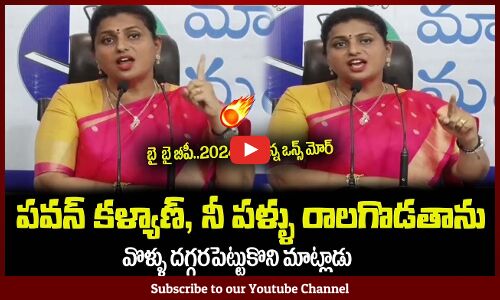 పవన్ కళ్యాణ్, నీ పళ్ళు రాలగొడతాను😲జాగ్రత్తగా మాట్లాడు Minister RK Roja Fires on Pawan Kalyan