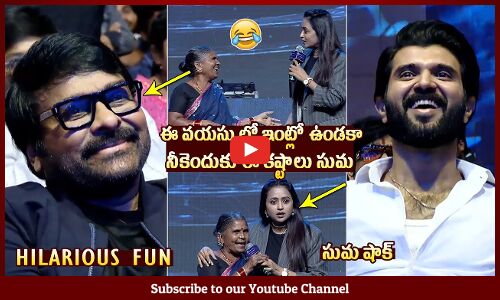 Gangavva HILARIOUS FUN With Anchor Suma @ #Originday By Telugu DMF | Vijay Devarakonda, Chiranjeevi