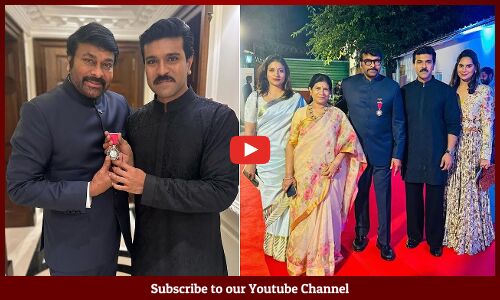 FATHER - SON❤️: Mega Star Chiraneevi And Ram Charan CUTE Moments | Upasana | Padma Awards 2024