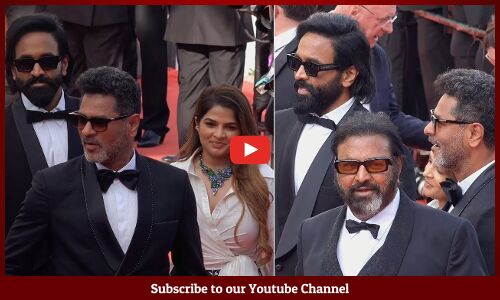 #Kannappa Teaser Launch | Manchu Vishnu, Mohan Babu and Prabhu Deva @ Cannes 2024 Red Carpet