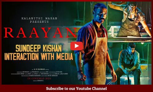 Sundeep Kishan Interaction With Media | Raayan Movie | Dhanush | SJ Suryah | Aparna Balamurali