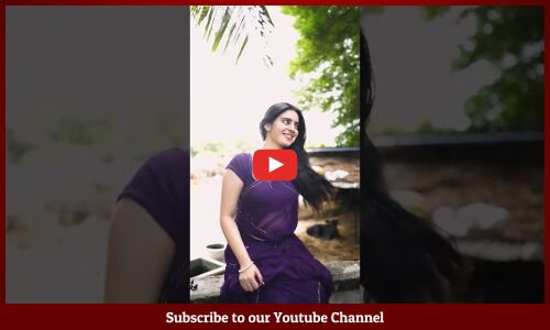 నెల్లూరి నెరజాణ నే కుంకుమల్లే మారిపోనా😘❤️: Kushitha Kallapu Gorgeous Looks in Blue Saree #ytshorts