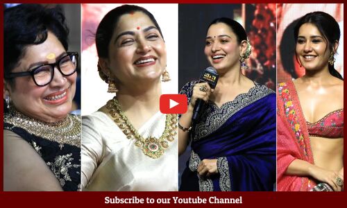 Tamannaah Bhatia FUNNY Speech at Baak Movie Pre Release Event | Raashi Khanna | Kushboo | Tupaki