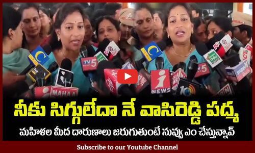 నీకు సిగ్గులేదా నే వాసిరెడ్డి పద్మ🔥మహిళా కమిషన్ చైర్మన్ గా ఎం పీకుతున్నావ్ Anitha | Vasireddy Padma