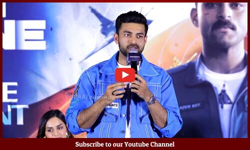 Varun Tej Superb Speech @ Operation Valentine Trailer Launch Event | Navdeep | Manushi Chhillar