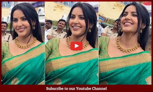 ప్రియా ఆనంద్😍❤️: Actress Priya Anand Cute and Funny Expressions Visuals @ Tirumala Tirupati Temple