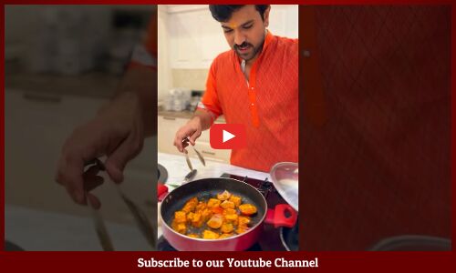 చెర్రీ 😍❤️ అమ్మకి ప్రేమతో: Ram Charan Cooking Special Food For His Mom 💖 #upasana #ytshots #shots