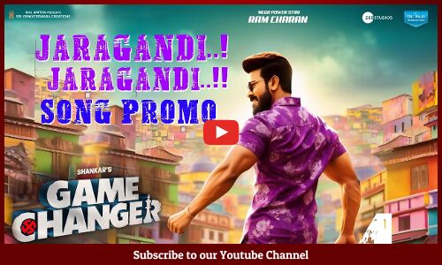 Game Changer - First Single Jaragandi Song Promo | Ram Charan | Kiara Advani | Shankar | Thaman