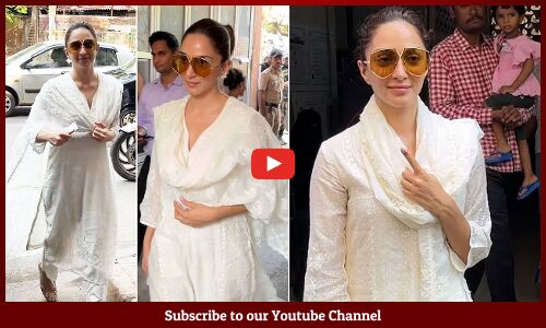 Actress Kiara Advani Casts Her Vote @ Mumbai Lok Sabha Elections 2024 | Tupaki