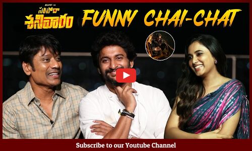 Saripodhaa Sanivaaram Movie Team Fun Interview | Nani | SJ Suryah | Priyanka Mohan | Tupaki